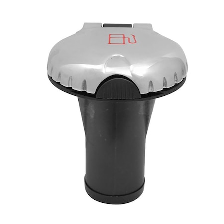 Attwood Attwood Deck Fill f/Carbon Canister System, Straight Body and Scalloped Chrome Cap 99DFCCSZ1S